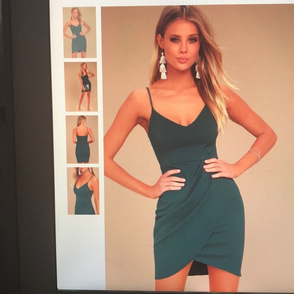 forever your girl teal blue bodycon dress